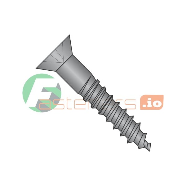 Newport Fasteners Wood Screw, #6, 2-1/2 in, Black Oxide Steel Flat Head Phillips Drive, 2000 PK 388225 - main